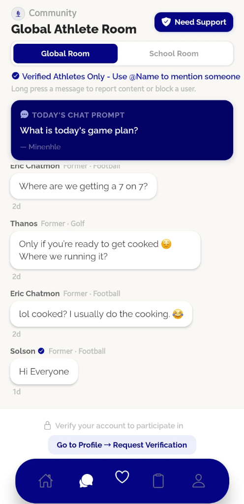 Community Chat Screen